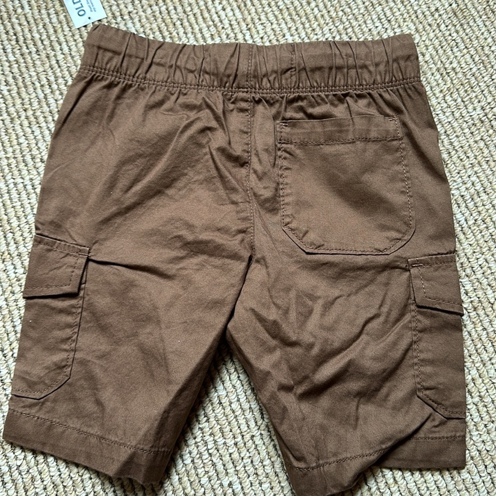 NWT Old Navy brown boys shorts elastic waist size 5 x-small - Picture 3 of 3
